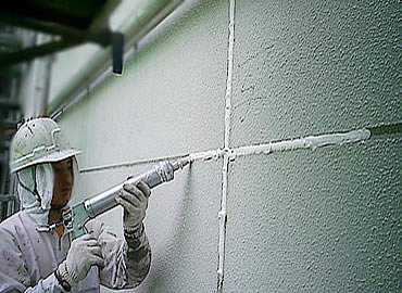 防水工事　コーキング